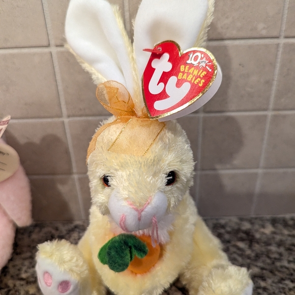 TY Beanie Babies Bunny Rabbits Collectible Easter Gift Stuffed Animals Stuffies - Picture 5 of 9